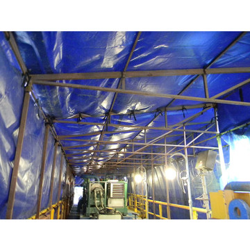 Тентовая ткань UTEX 750 г/м2, синяя - фото - 9