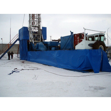Тентовая ткань UTEX 900 г/м2, голубая - фото - 5